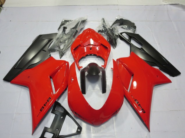 Rouge 07-14 Ducati 848 1098 1198 Carénage Rouge 07-14 Ducati 848 1098 1198 Carénage