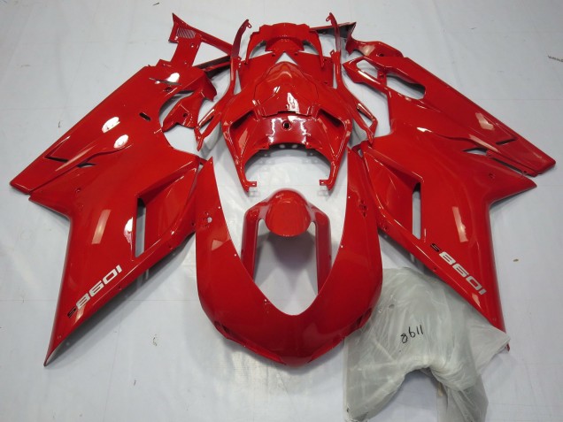 Rouge 1098 07-14 Ducati 848 1098 1198 Carénage Rouge 1098 07-14 Ducati 848 1098 1198 Carénage