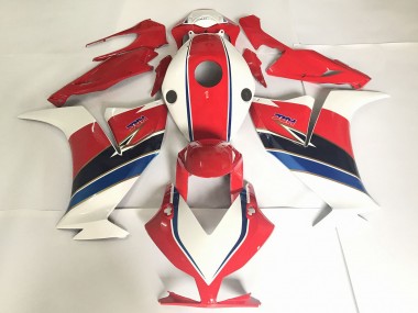 Rouge Avec Blanc / Bleu 12-16 Honda CBR1000RR Carénage