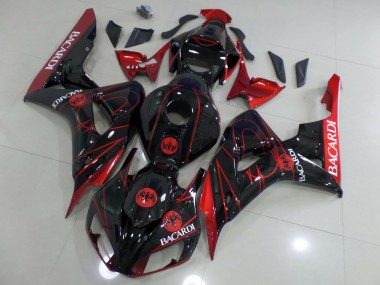 Rouge Bacardi 06-07 Honda CBR1000RR Carénage