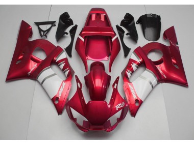 Rouge Blanc 98-02 Yamaha R6 Carénage
