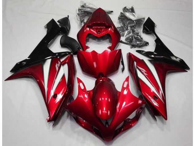 Rouge Blanc & Noir 07-08 Yamaha R1 Carénage Rouge Blanc & Noir 07-08 Yamaha R1 Carénage