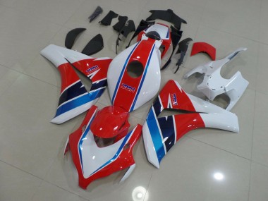 Rouge Bleu & Blanc 08-11 Honda CBR1000RR Carénage