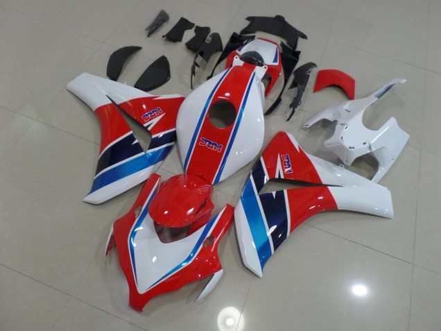 Rouge Bleu & Blanc 08-11 Honda CBR1000RR Carénage