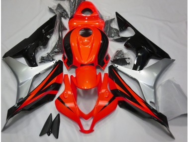Rouge Brillant Argent & Noir 07-08 Honda CBR600RR Carénage