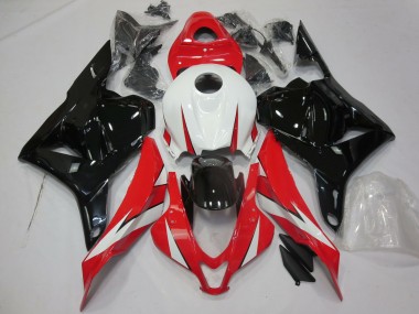 Rouge Brillant Blanc & Noir 09-12 Honda CBR600RR Carénage