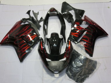 Rouge Brillant Flamme 96-07 Honda CBR1100XX Carénage