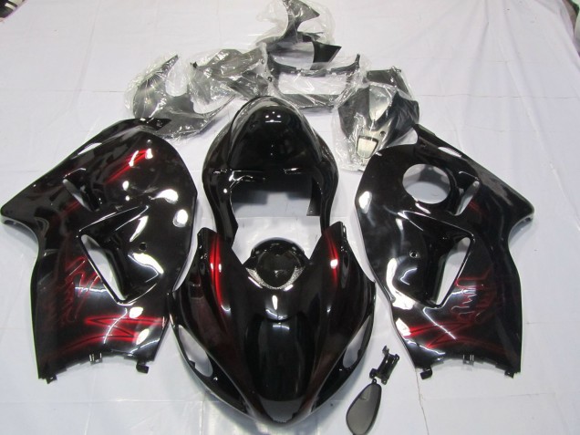 Rouge Brillant Profond 97-07 Suzuki GSXR 1300 Carénage Rouge Brillant Profond 97-07 Suzuki GSXR 1300 Carénage