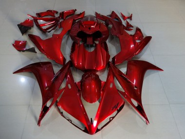 Rouge Foncé 04-06 Yamaha R1 Carénage