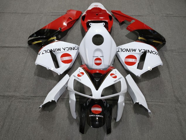 Rouge Konica Minolta 05-06 Honda CBR600RR Carénage Rouge Konica Minolta 05-06 Honda CBR600RR Carénage