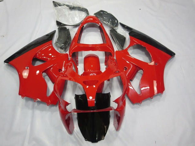 Rouge & Noir 00-02 Kawasaki ZX6R Carénage Rouge & Noir 00-02 Kawasaki ZX6R Carénage