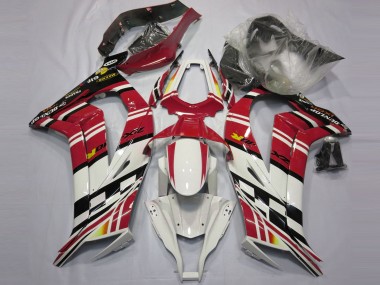Rouge Noir & Blanc 11-15 Kawasaki ZX10R Carénage