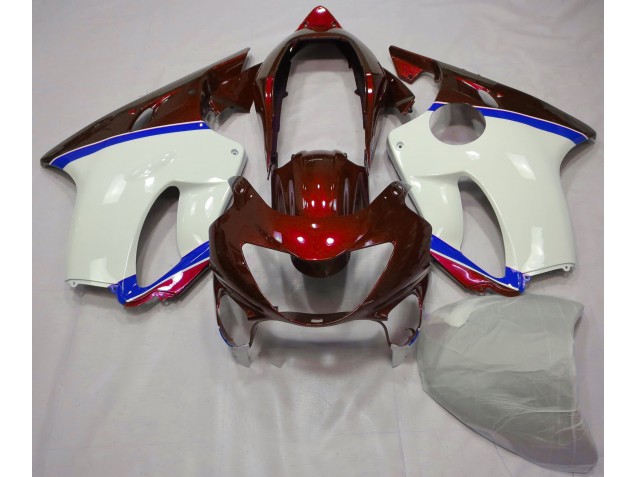 Rouge Profond & Bleu 99-00 Honda CBR600 F4 Carénage Rouge Profond & Bleu 99-00 Honda CBR600 F4 Carénage