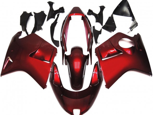 Rouge Profond & Vibrant 96-07 Honda CBR1100XX Carénage