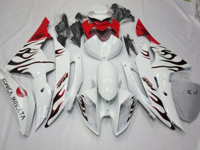 Speciale Fiamma Rosso 08-16 Yamaha R6 Carénage Speciale Fiamma Rosso 08-16 Yamaha R6 Carénage