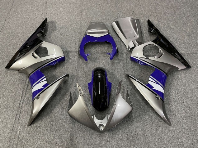 Style Argent & Violet 03-04 Yamaha R6 Carénage Style Argent & Violet 03-04 Yamaha R6 Carénage