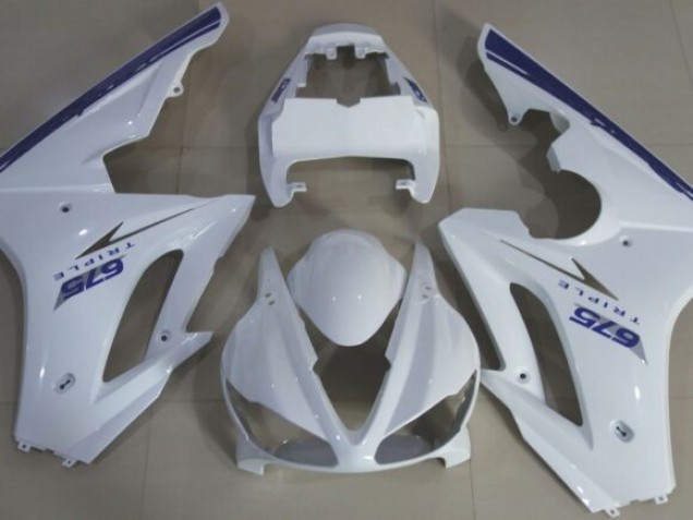 Style Bleu Blanc OEM 09-12 Triumph Daytona 675 Carénage Style Bleu Blanc OEM 09-12 Triumph Daytona 675 Carénage