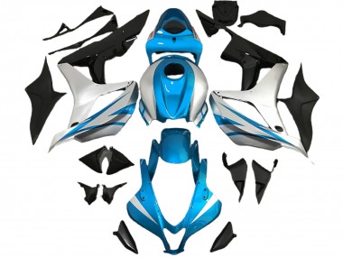 Style Bleu Clair & Argent OEM 07-08 Honda CBR600RR Carénage