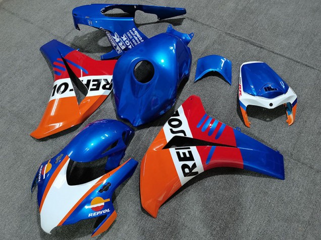 Style Bleu Perle Repsol 08-11 Honda CBR1000RR Carénage Style Bleu Perle Repsol 08-11 Honda CBR1000RR Carénage