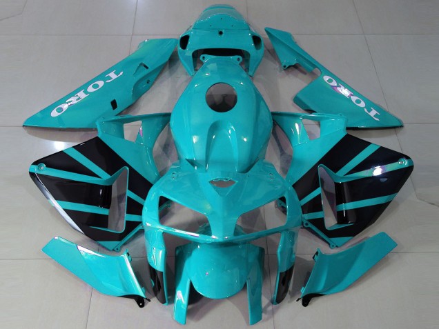 Style Bleu Sarcelle OEM 05-06 Honda CBR600RR Carénage Style Bleu Sarcelle OEM 05-06 Honda CBR600RR Carénage