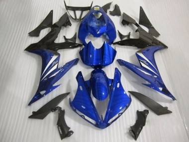 Style Brillant Bleu Noir & Blanc 04-06 Yamaha R1 Carénage