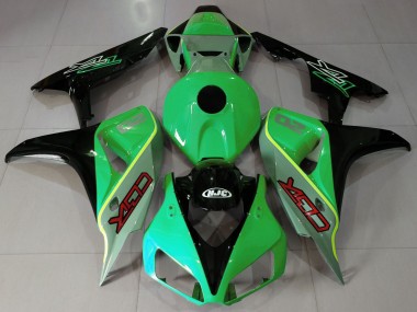 Style Cbr Vert Brillant & Noir 06-07 Honda CBR1000RR Carénage