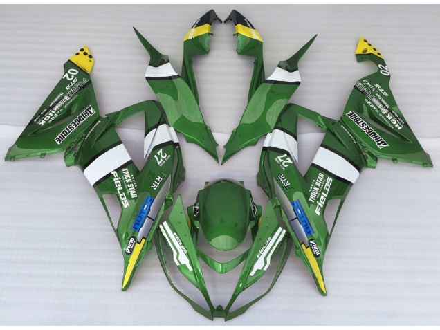 Style De Logo Vert 13-18 Kawasaki ZX6R Carénage Style De Logo Vert 13-18 Kawasaki ZX6R Carénage