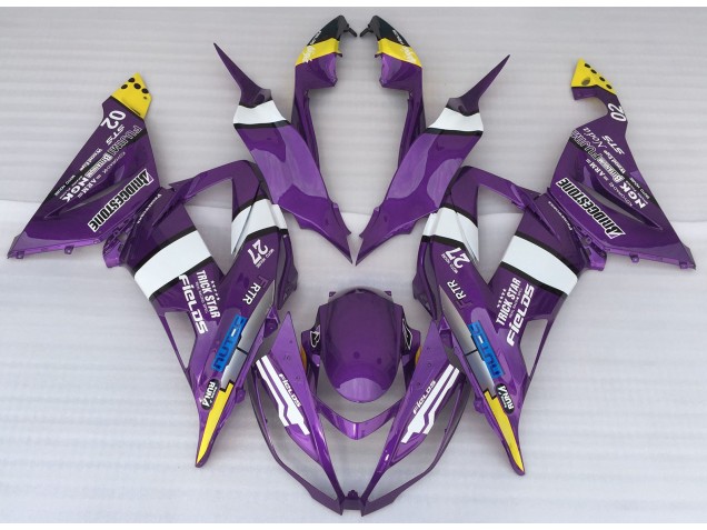 Style De Logo Violet 13-18 Kawasaki ZX6R Carénage Style De Logo Violet 13-18 Kawasaki ZX6R Carénage