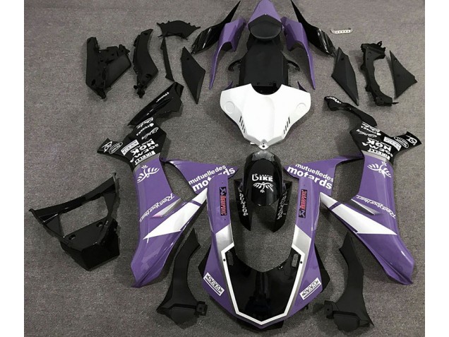 Style De Logo Violet Brillant 15-19 Yamaha R1 Carénage