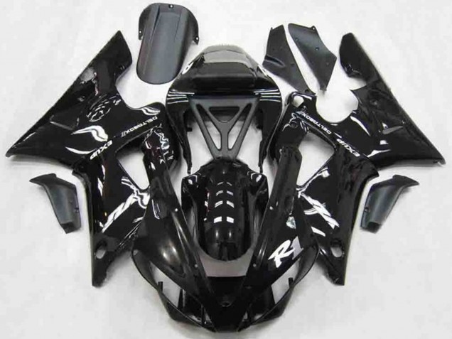 Style Noir Brillant 00-01 Yamaha R1 Carénage Style Noir Brillant 00-01 Yamaha R1 Carénage