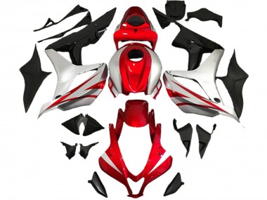 Style Rouge & Argent OEM 07-08 Honda CBR600RR Carénage
