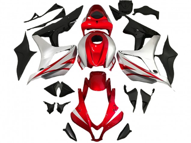 Style Rouge & Argent OEM 07-08 Honda CBR600RR Carénage Style Rouge & Argent OEM 07-08 Honda CBR600RR Carénage