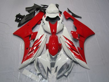 Style Rouge & Blanc 06-07 Yamaha R6 Carénage