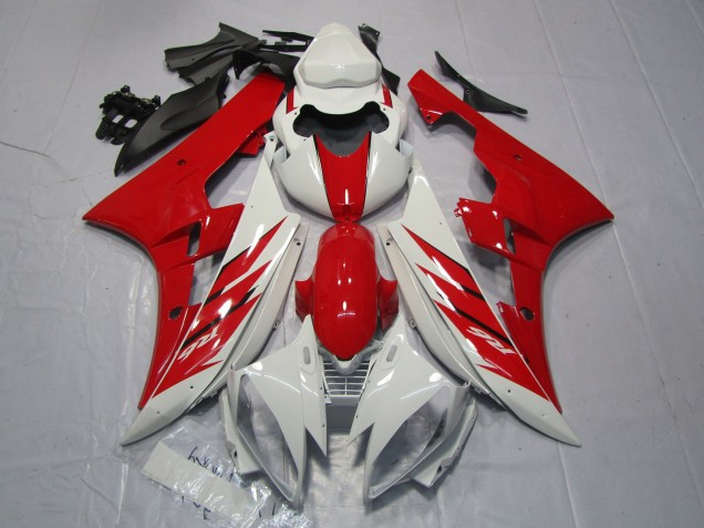 Style Rouge & Blanc 06-07 Yamaha R6 Carénage