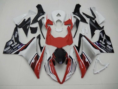 Style Rouge Blanc & Noir 13-16 Triumph Daytona 675 Carénage