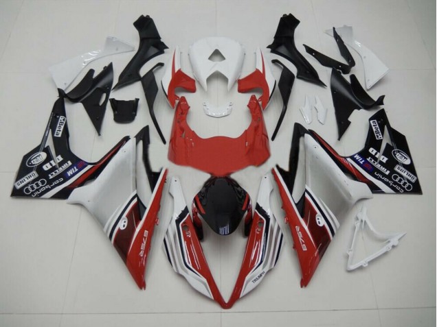 Style Rouge Blanc & Noir 13-16 Triumph Daytona 675 Carénage Style Rouge Blanc & Noir 13-16 Triumph Daytona 675 Carénage