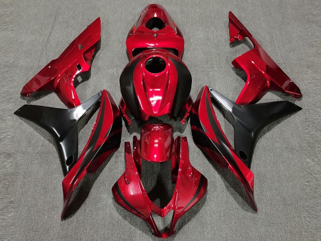 Style Rouge Foncé OEM 07-08 Honda CBR600RR Carénage Style Rouge Foncé OEM 07-08 Honda CBR600RR Carénage