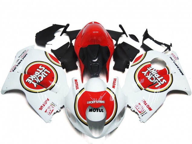 Style Rouge Lucky Strike 97-07 Suzuki GSXR 1300 Carénage Style Rouge Lucky Strike 97-07 Suzuki GSXR 1300 Carénage