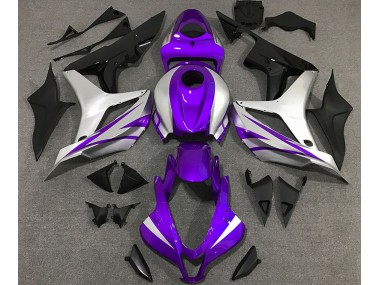 Style Violet & Argent OEM 07-08 Honda CBR600RR Carénage