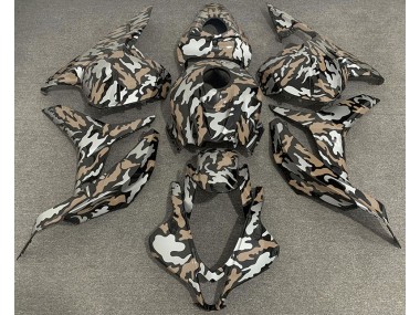 Tan & Argent Camo 09-12 Honda CBR600RR Carénage