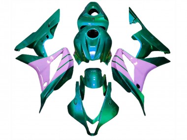 Turquoise & Rose 07-08 Honda CBR600RR Carénage
