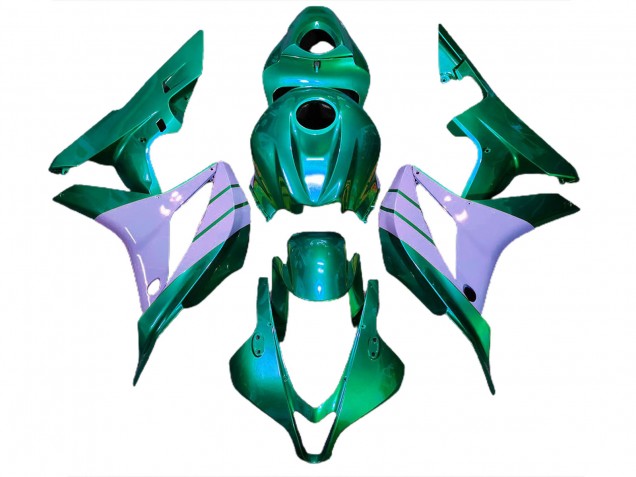 Turquoise & Violet Laiteux 07-08 Honda CBR600RR Carénage Turquoise & Violet Laiteux 07-08 Honda CBR600RR Carénage