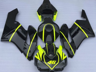 Tutto Nero E Alta Visibilità 46 04-05 Honda CBR1000RR Carénage