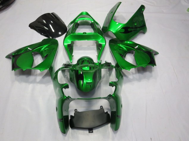 Vert 00-02 Kawasaki ZX6R Carénage Vert 00-02 Kawasaki ZX6R Carénage