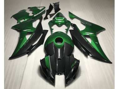 Vert Avec Style Fibre De Carbone 08-16 Yamaha R6 Carénage