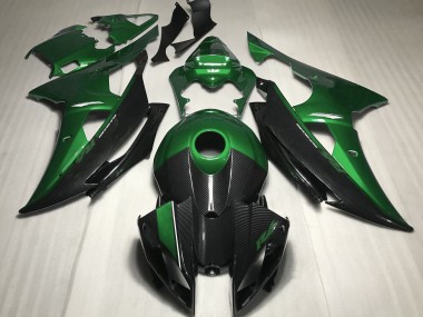Vert Avec Style Fibre De Carbone 08-16 Yamaha R6 Carénage