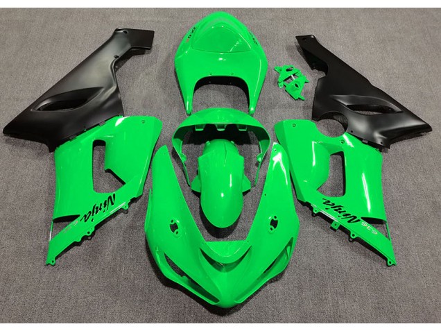Vert Brillant 05-06 Kawasaki ZX6R Carénage