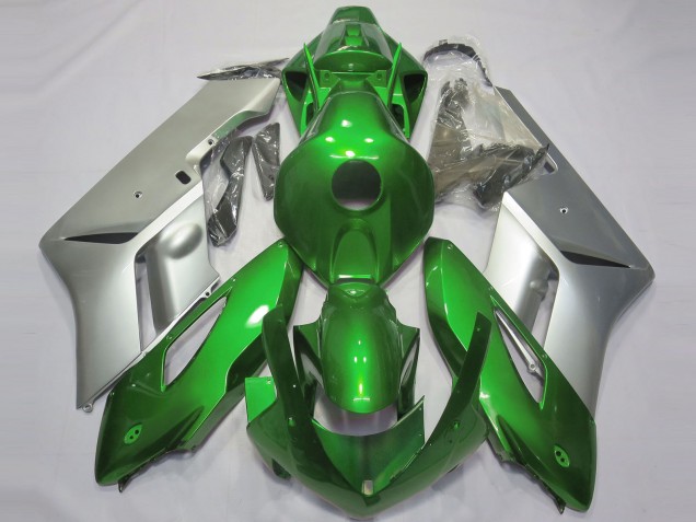 Vert Brillant & Argent 04-05 Honda CBR1000RR Carénage Vert Brillant & Argent 04-05 Honda CBR1000RR Carénage