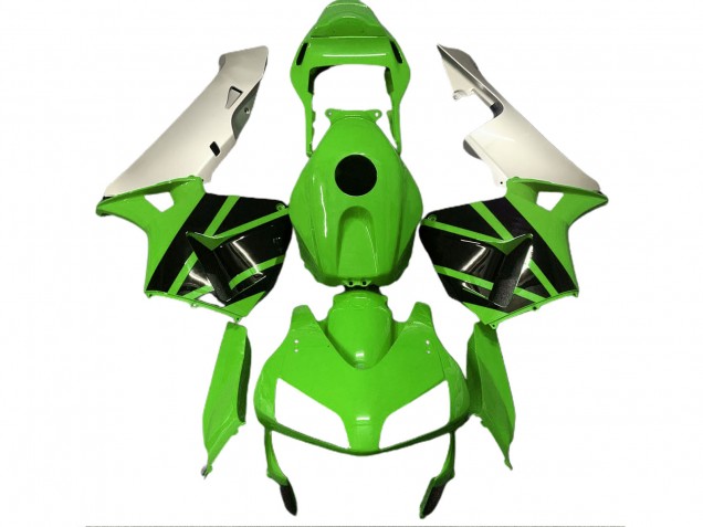 Vert Brillant & Argent Mat 03-04 Honda CBR600RR Carénage Vert Brillant & Argent Mat 03-04 Honda CBR600RR Carénage