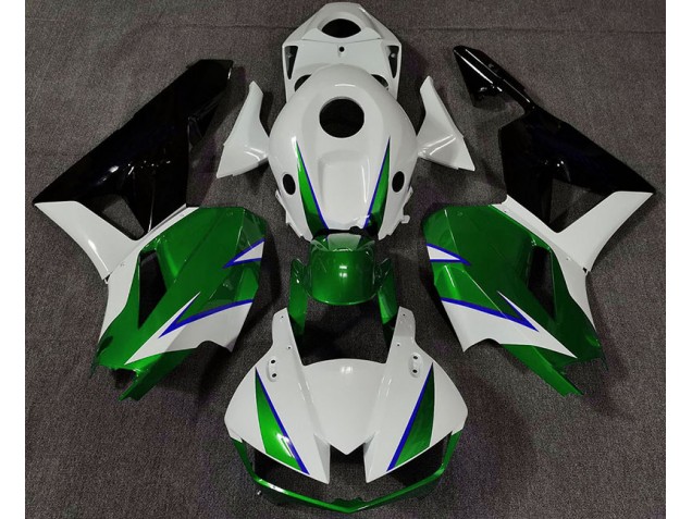 Vert Brillant Blanc & Bleu 13-23 Honda CBR600RR Carénage Vert Brillant Blanc & Bleu 13-23 Honda CBR600RR Carénage